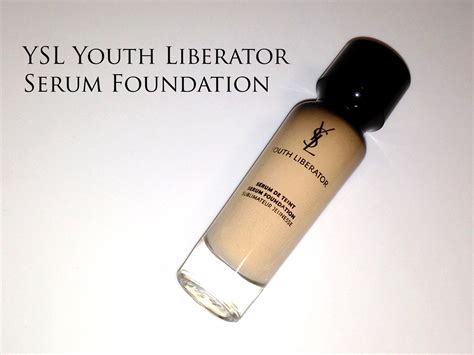 ysl youth serum foundation.